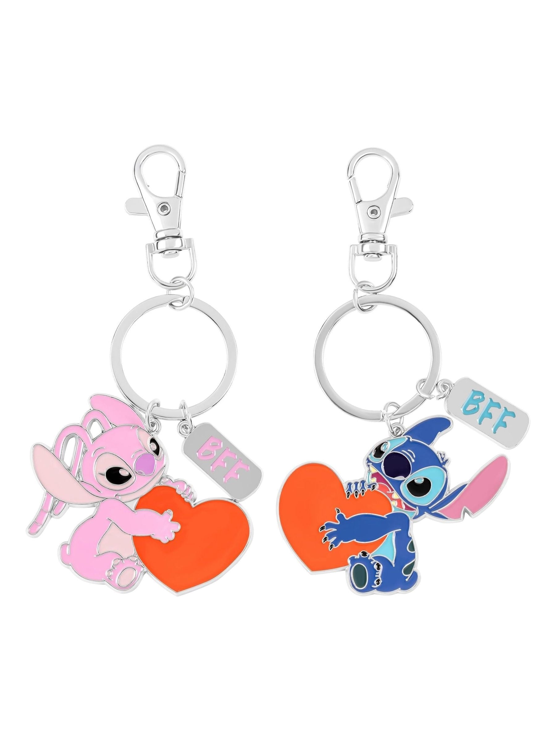 Peers Hardy Stitch Angel keychain set, imported from the UK
