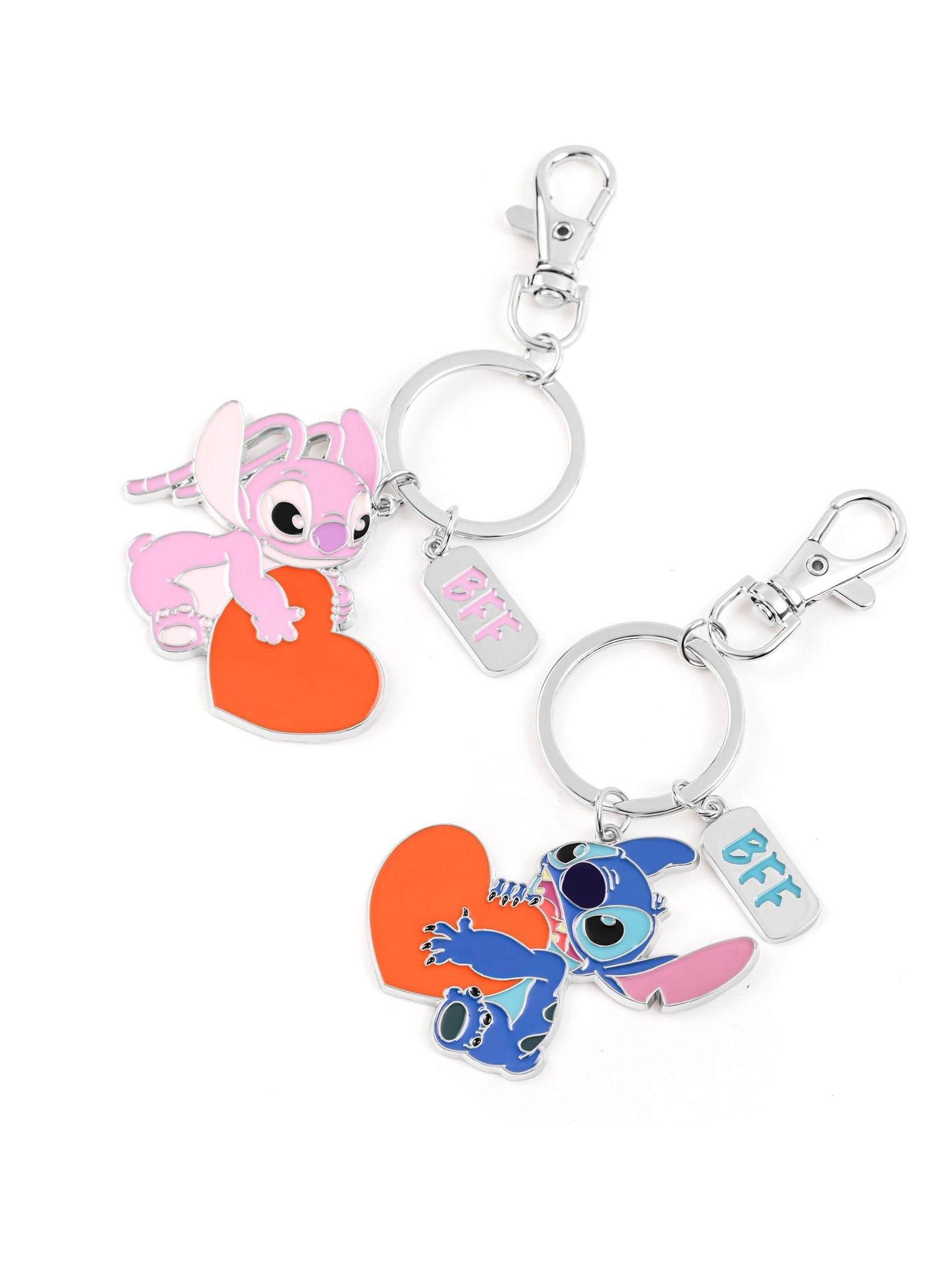 Peers Hardy Stitch Angel keychain set, imported from the UK