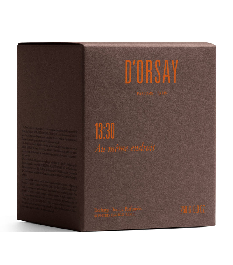 D'Orsay 13:30 Au même endroit candle refill 250g - British product