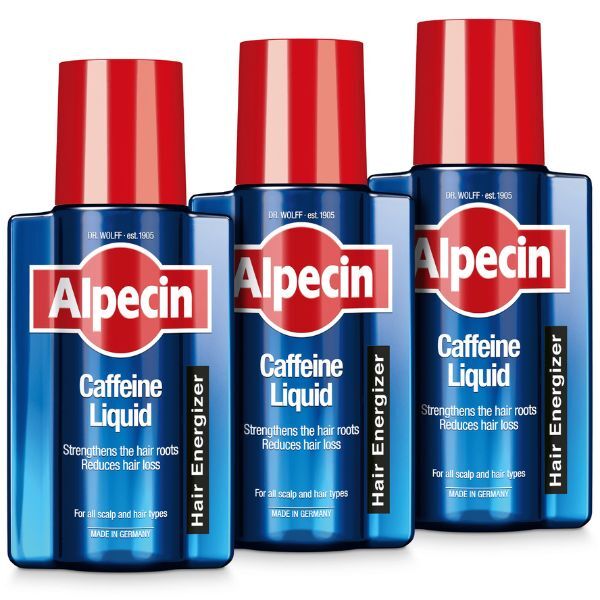 Alpecin Caffeine Liquid Tonic 3x 200ml | Prevents Hair Loss GOODS Superdrug   