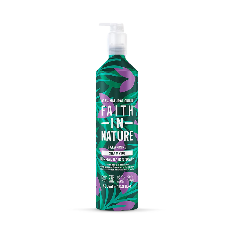 Faith in Nature Lavender Geranium Shampoo - 500ml Aluminium