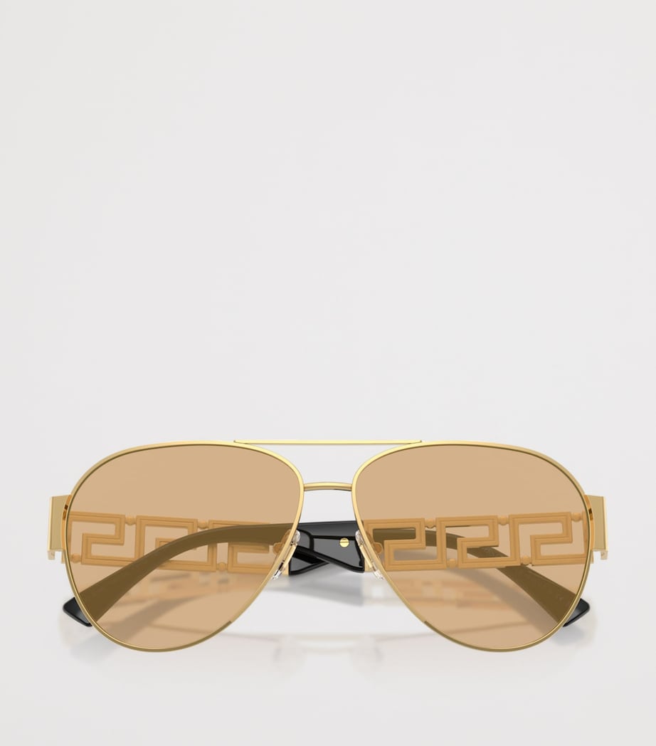 Versace metal pilot sunglasses VE2289 (British brand)