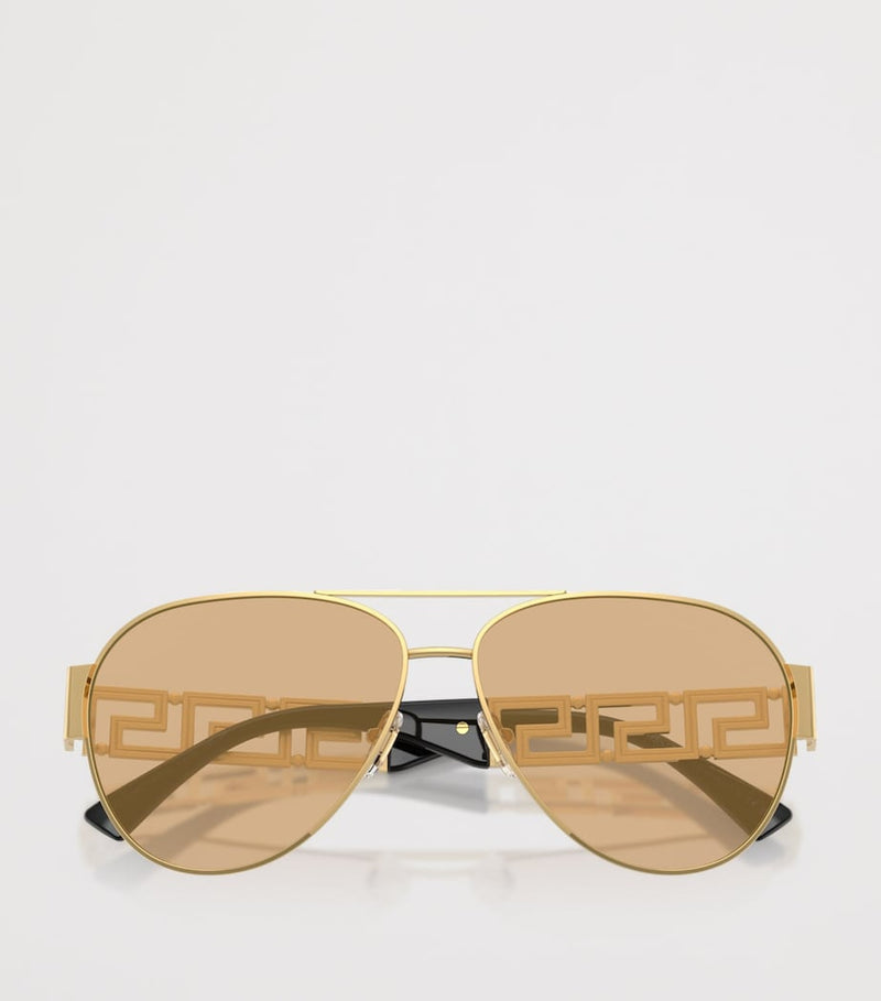 Versace metal pilot sunglasses VE2289 (British brand)