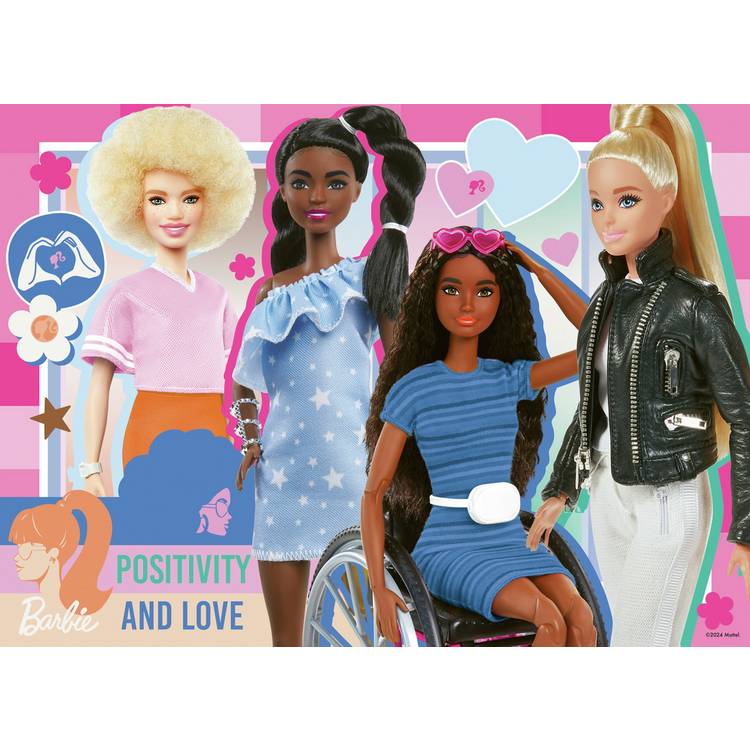 Ravensburger Barbie puzzle pack 4x100 pieces, imported from the UK