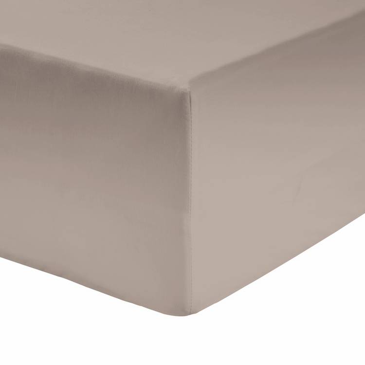Habitat fitted sheet single neutral shade, imported from the UK