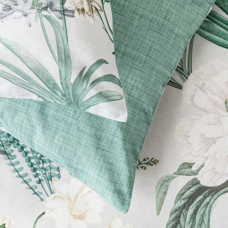 Argos Home botanical floral cotton bedding set single, UK version