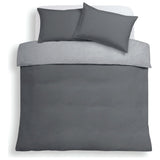 Habitat Cord Charcoal Bedding Set - King size