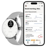 Withings ScanWatch Light hybrid smartwatch white grey 37mm - British product