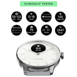 Withings ScanWatch Light hybrid smartwatch white grey 37mm - British product