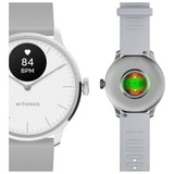 Withings ScanWatch Light hybrid smartwatch white grey 37mm - British product