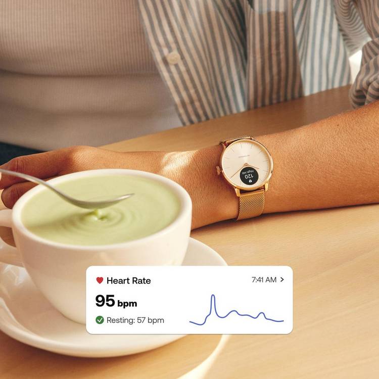 Withings ScanWatch Light hybrid smartwatch white grey 37mm - British product