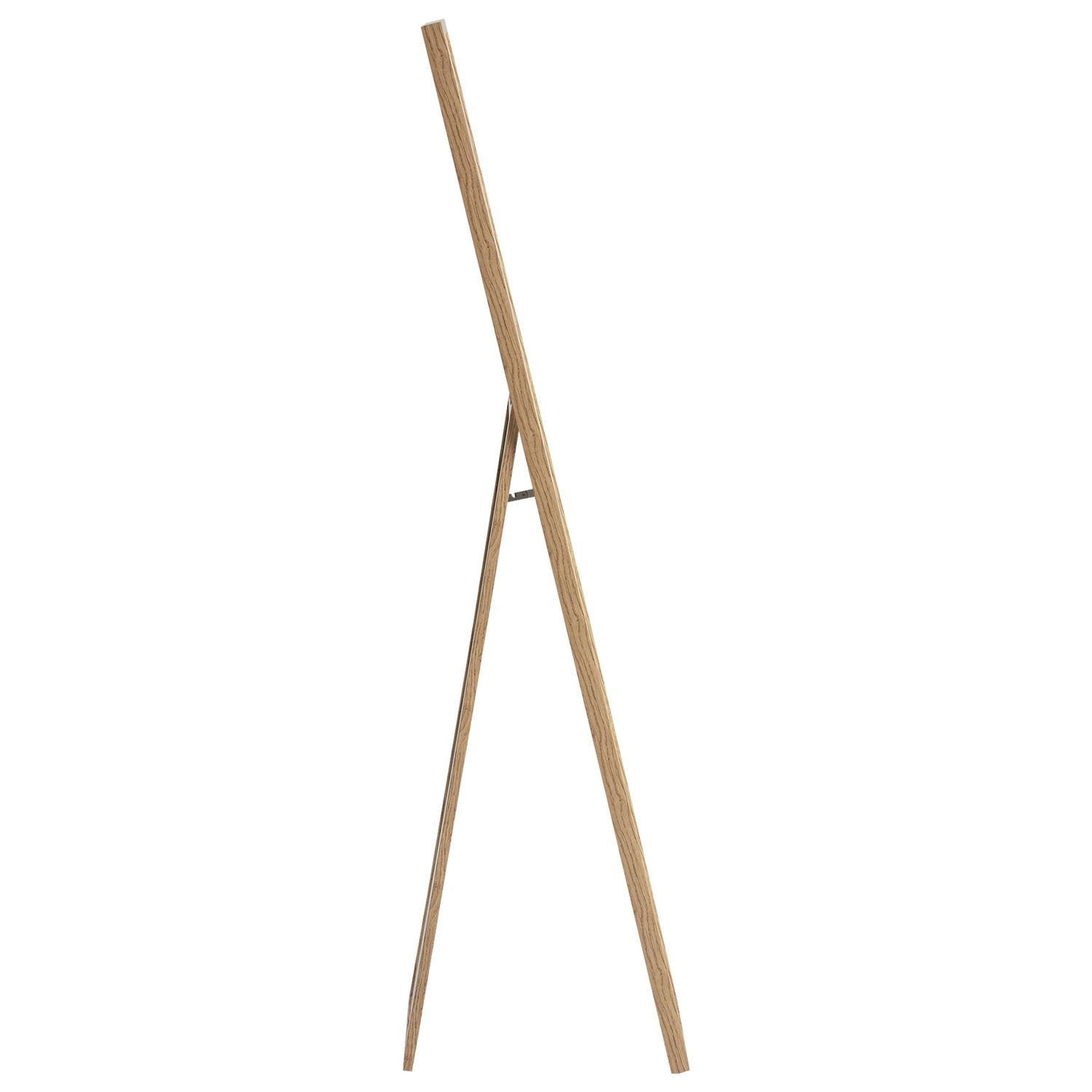 Home Essentials oak effect cheval mirror freestanding, imported from the UK