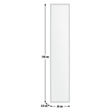 Home Essentials oak effect cheval mirror freestanding, imported from the UK