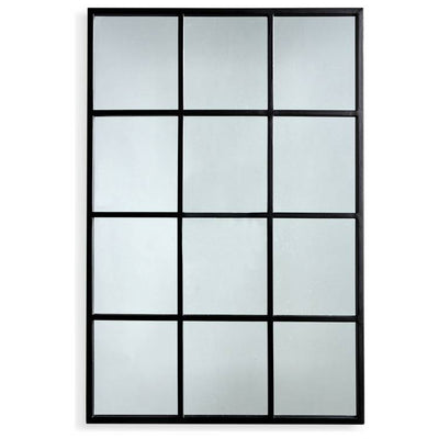 Argos Habitat Iron Window Pane Mirror Frame, 60 x 40 x 16cm- Buy online at McGrocer