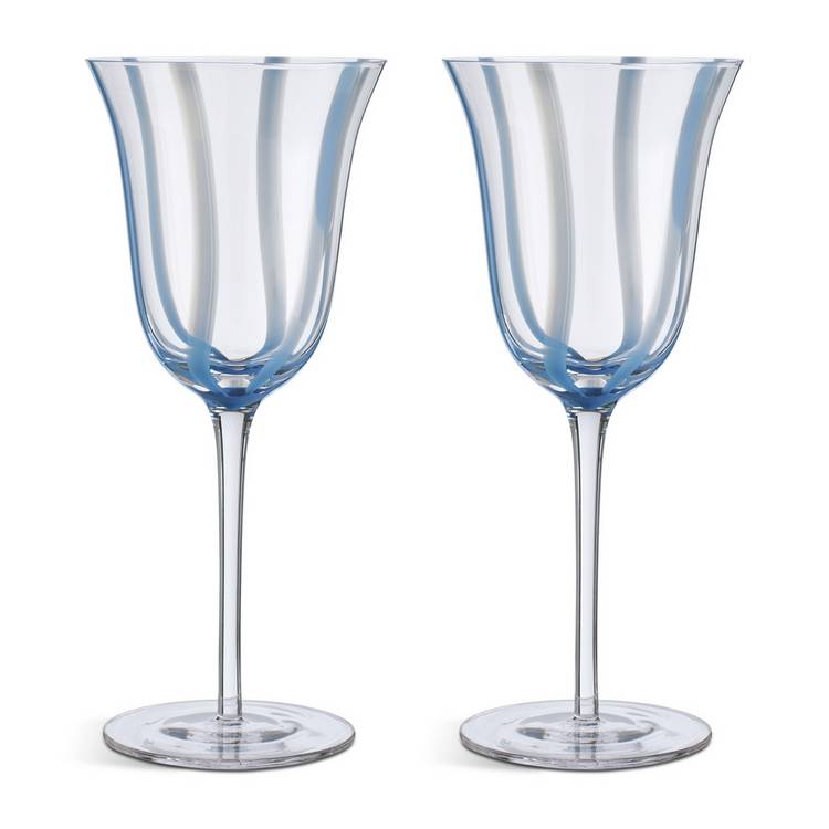 Habitat x Sanderson wine glasses 2pk (British brand)