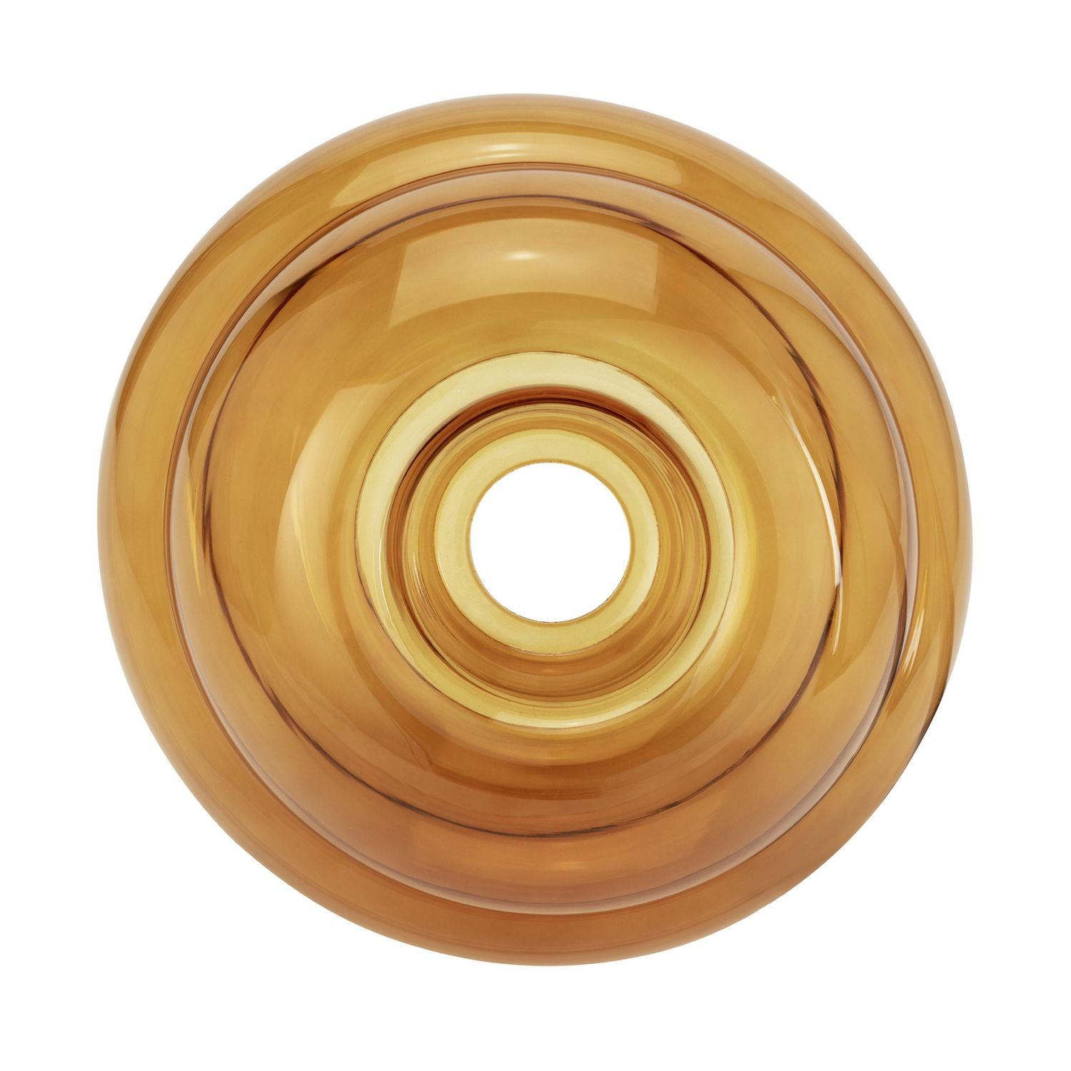 Habitat Orange Glass Honeycomb Easy Fit Lampshade - 25cm