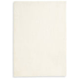 Habitat faux fur cream short pile rug 80x150cm, imported from the UK