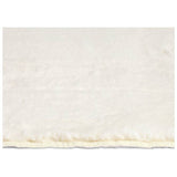 Habitat faux fur cream short pile rug 80x150cm, imported from the UK