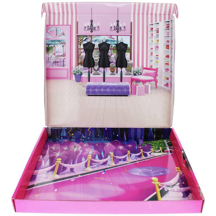 Barbie large art colouring set 115 pieces - British product