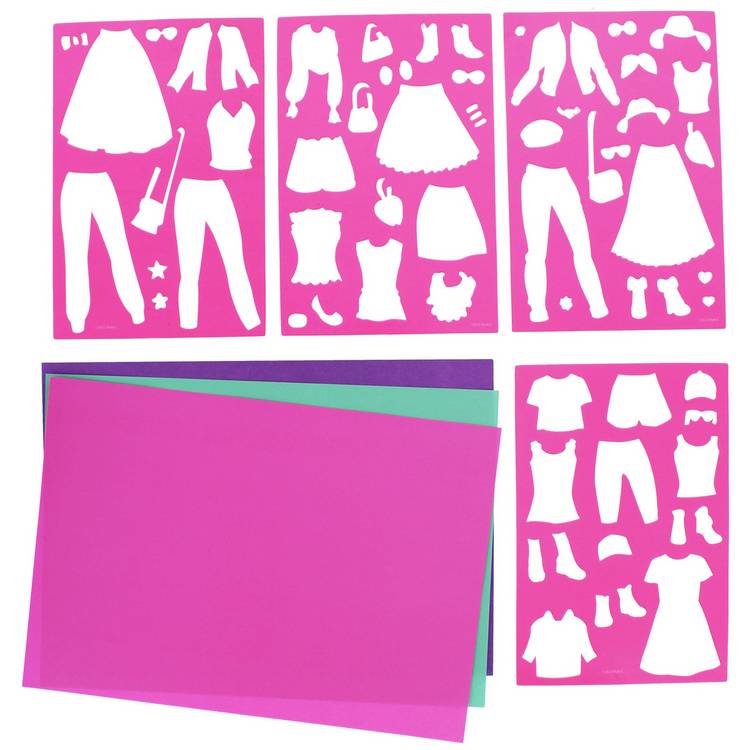 Barbie large art colouring set 115 pieces - British product