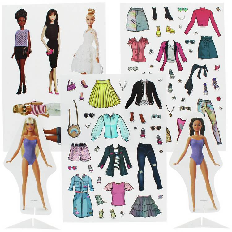 Barbie large art colouring set 115 pieces - British product