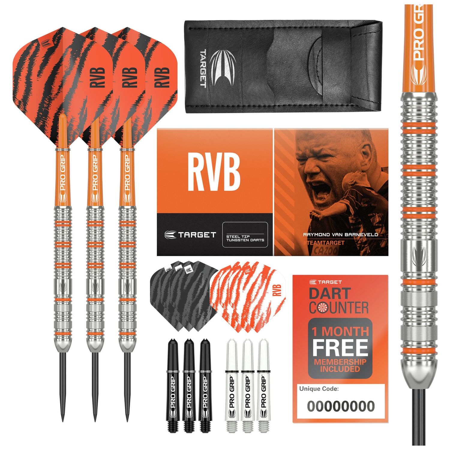 Target Raymond van Barneveld darts set 24g, UK version