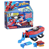 Spider-Man Ultimate Real Webs Blaster toy set with web pouch, imported from the UK