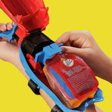 Spider-Man Ultimate Real Webs Blaster toy set with web pouch, imported from the UK