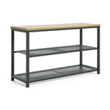 Argos Home Loft Living 3 tier shoe rack oak and black, UK version