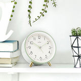 Acctim analogue alarm clock sage (British brand)