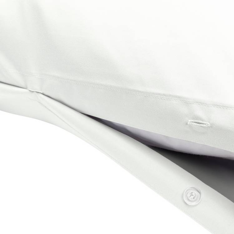 Home Essentials Soft Touch White bedding set single - British product