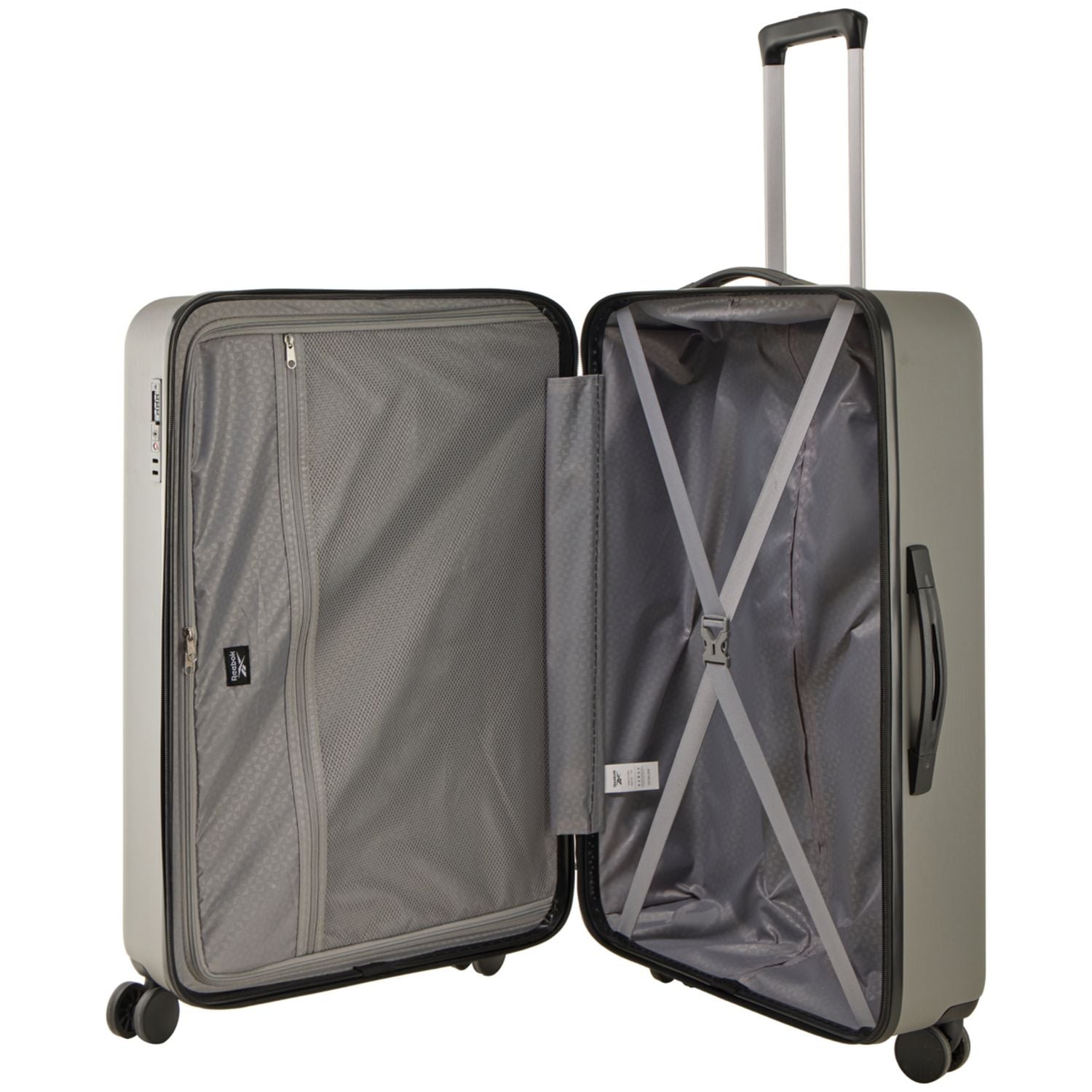 Reebok large hard trolley case eight wheels (British brand)