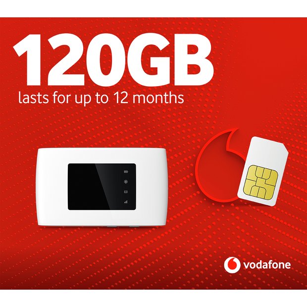 Vodafone 4G 120GB portable Mifi hotspot, imported from the UK