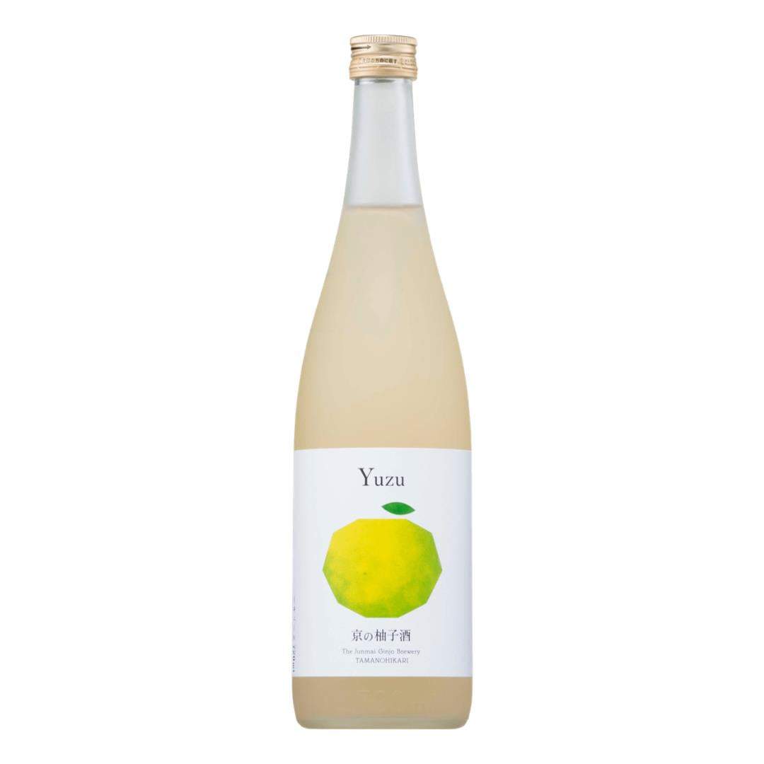 Tamanohikari yuzu liqueur 10% ABV, imported from the UK