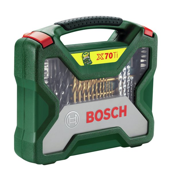 Bosch 70 piece X-Line drill bit set, UK version