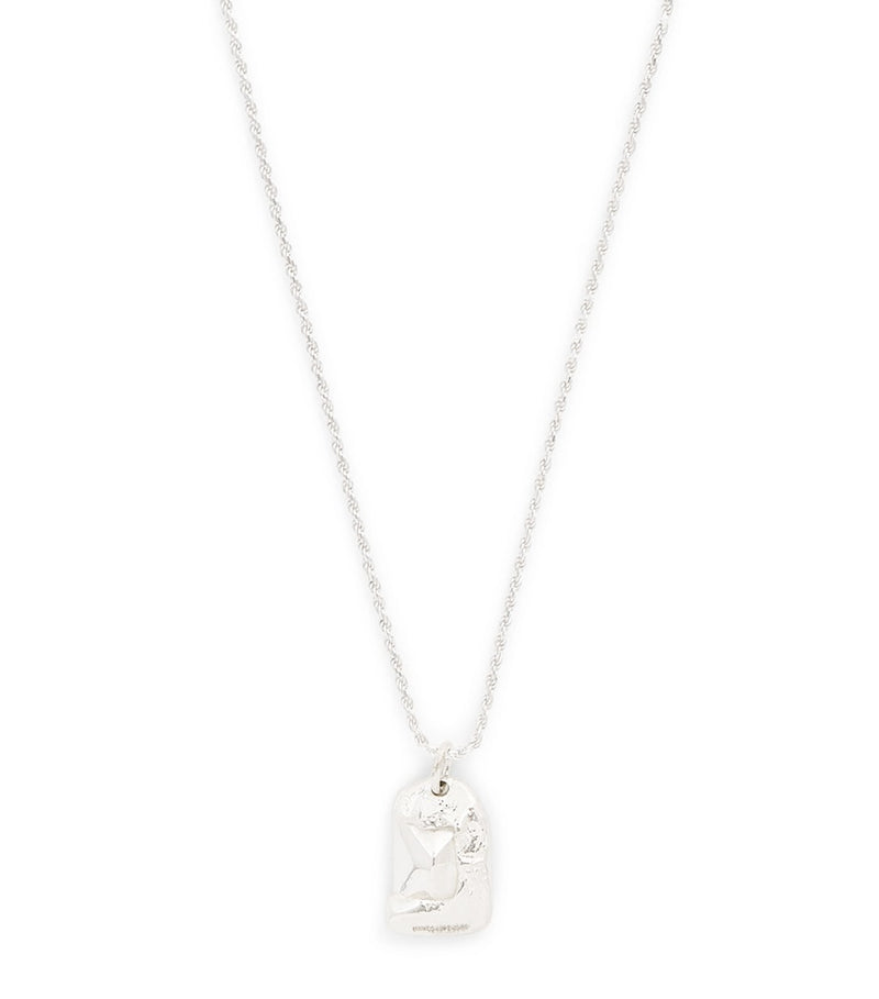 Bleue Burnham sterling silver rose pendant necklace - British product