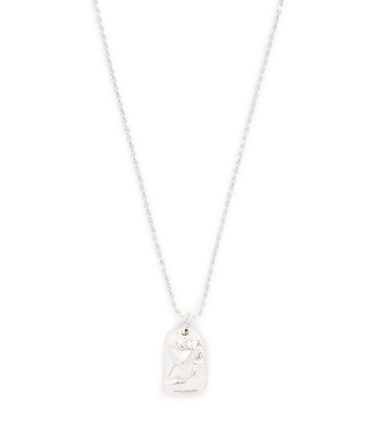 Bleue Burnham sterling silver rose pendant necklace - British product