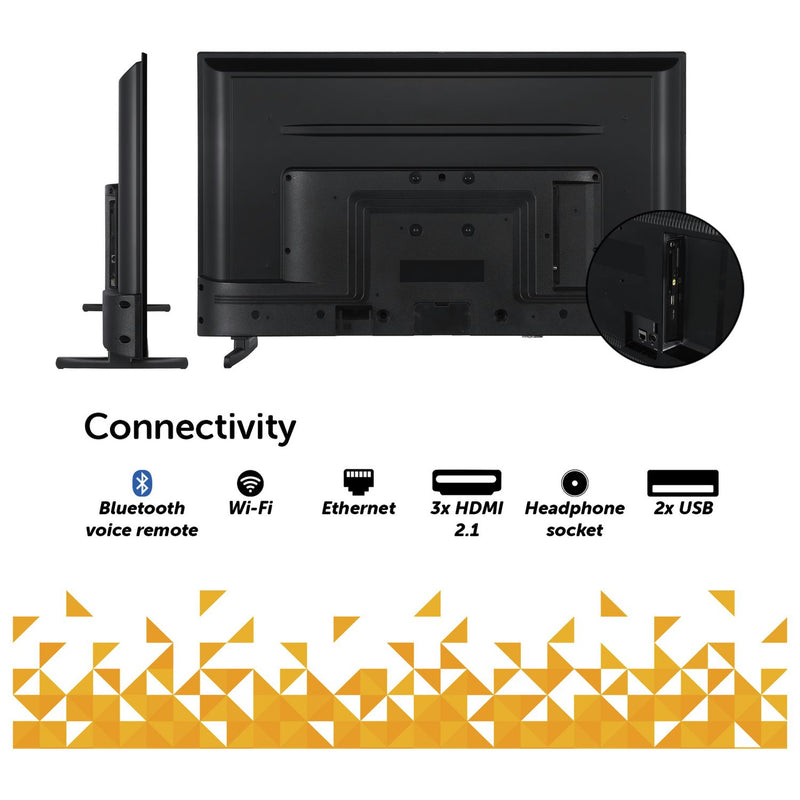 Bush 43-inch 4K UHD HDR LED TV, imported from the UK