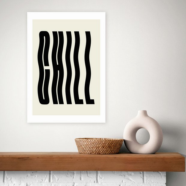 East End Prints chill art print A3, imported from the UK
