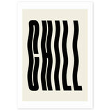 East End Prints chill art print A3, imported from the UK