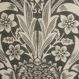 Habitat x Morris & Co. Sunflower cushion in grey, 43cm, imported from the UK