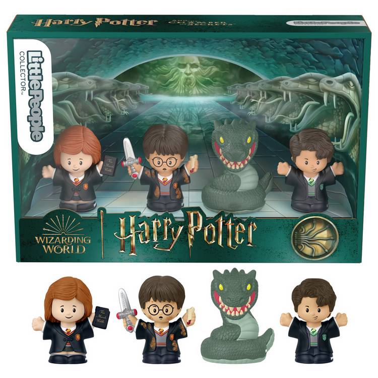 Little People Collector Harry Potter Chamber of Secrets 4 figures, imported from the UK