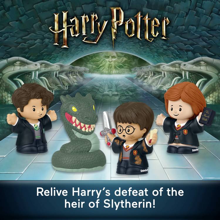 Little People Collector Harry Potter Chamber of Secrets 4 figures, imported from the UK