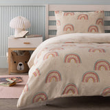 Argos Home rainbow fleece toddler bedding set, imported from the UK