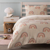 Argos Home rainbow fleece toddler bedding set, imported from the UK