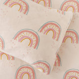 Argos Home rainbow fleece toddler bedding set, imported from the UK