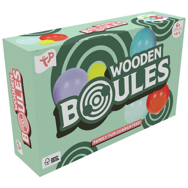 TP Wooden Boules Game pastel set, UK version