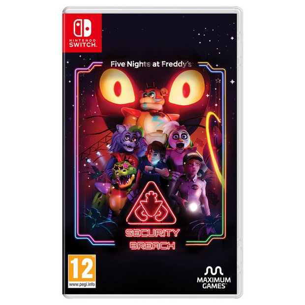 Five Nights at Freddy's Security Breach video game Nintendo Switch - British product