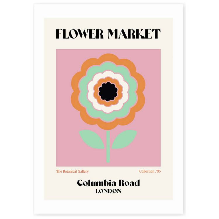 East End Prints Columbia Market art print A3, UK version