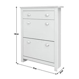 GFW shoe storage cabinet grey 108cm, imported from the UK